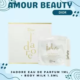 DIOR JADORE EAU DE PARFUM 1ml BODY MILK 1.5ML